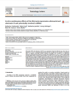 In vitro combinatory effects of the Alternaria mycotoxins alternariol and altertoxin II and potentially involved miRNAs