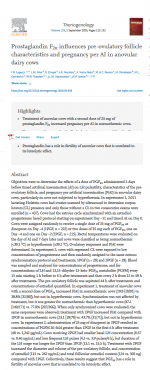 Prostaglandin-F2α-influences